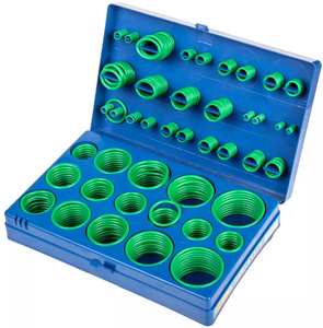 Ассортимент уплотнительных колец зеленого цвета, 419 шт., 32 размера, комплект для системы кондиционирования